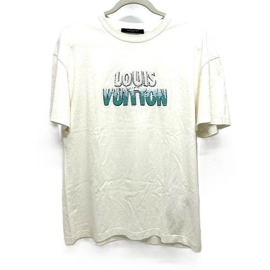 Louis Vuitton Short Sleeve T-shirt With Logo Embroidery Rm232m NPG Hpy35w