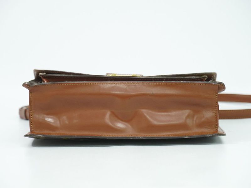 Authentic Louis Vuitton LV Monogram 2WAY Shoulder Bag Handbag Brown M51185