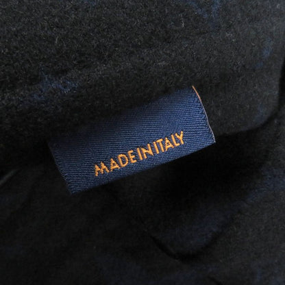 Louis Vuitton 22AW Hjc55e 100% Wool Lining Monogram Chester Coat Navy 44 With