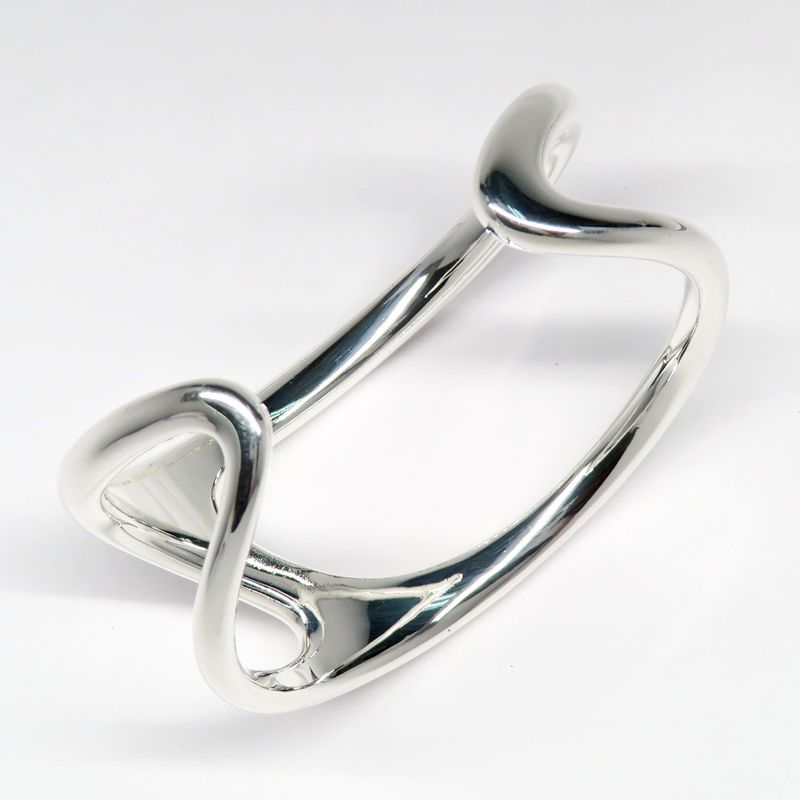 Hermes Bracelet Chaine D'ancre Punk Bangle #15 Ag925 Silver - 2023