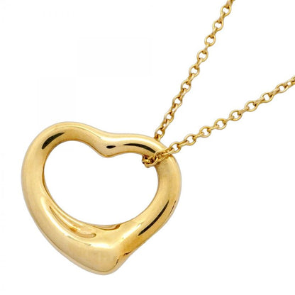 Tiffany & Co Necklace Open Heart 18K Yellow Gold Yellow Gold Ladies