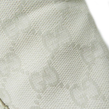 Gucci 466902 GG Canvas Leather Espadrilles Slip-ons Light Beige 37.5 With Box