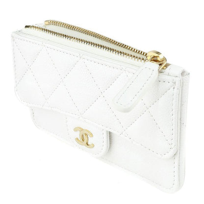 Chanel Coin Case White