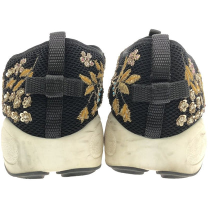 Christian Dior Fusion Flour Sequined Jacquard Sneakers Black 36