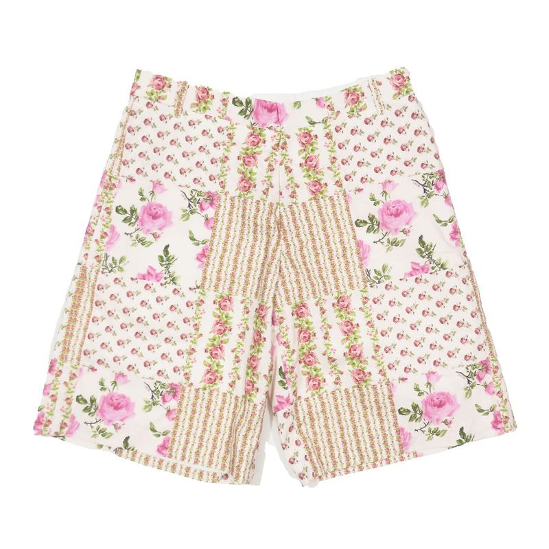 Unused 22AW DIOR Patchwork Short Half Pants Floral Rose Semi-wide 293c170b5680