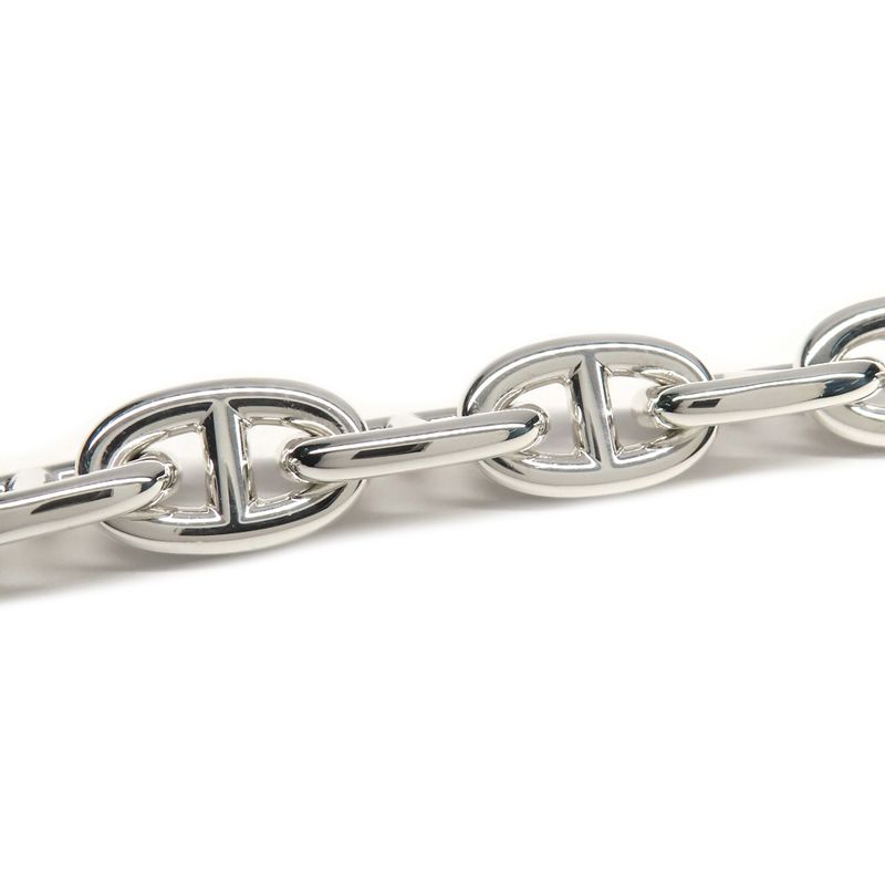Hermes Bracelet Chaine D'ancre MM 13 Frames 13 Links Ag925 Silver -