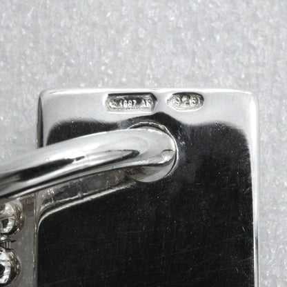 Gucci Logo Bar Double Ball Chain Silver 925 Unisex 23.9g Necklace