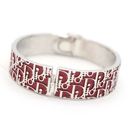 Christian DIOR Bangle Trotter Bracelet Accessory Women's Red H1481