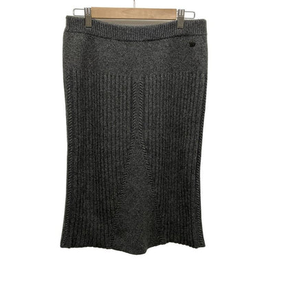 Chanel Skirt Size 42 L Women's P54858 Gray
