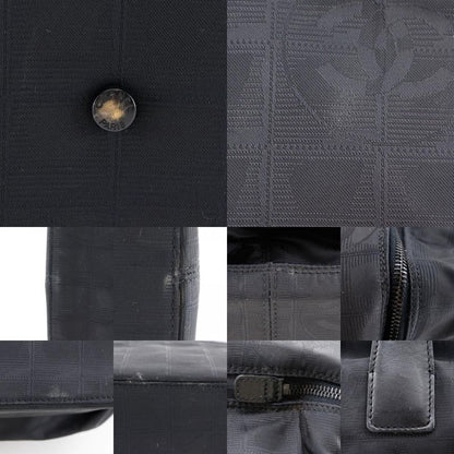 Chanel New Travel Line A15960 Nylon Canvas Black Ladies Boston Bag