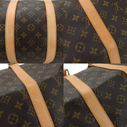 Louis Vuitton Boston Bag Keepall 45 M41428 Monogram Gold Hardware Men Travel