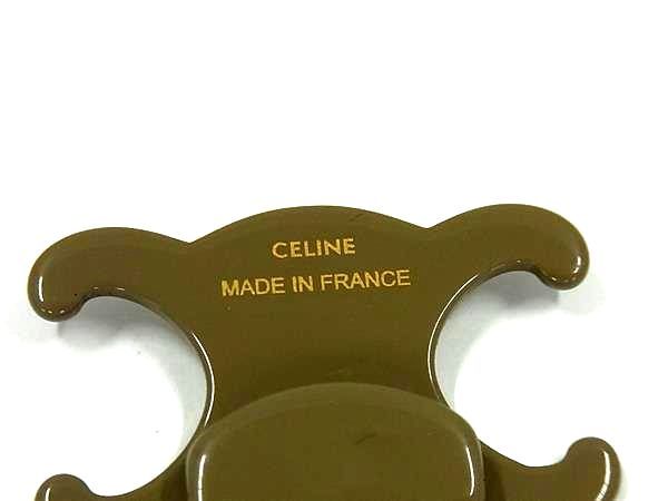 Celine Triomphe Hairpin Hair Clip Hair Accessory Women's Gray Fl9534