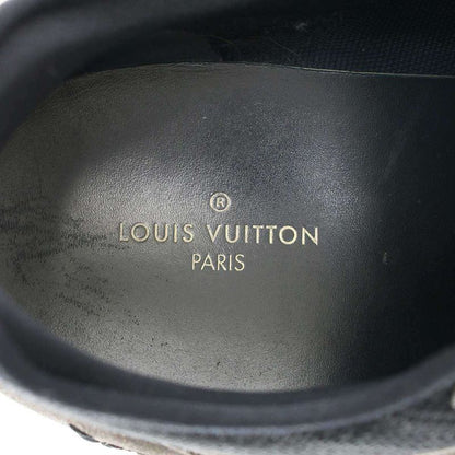Louis Vuitton Runway Line Suede Switched Sneakers Gray Silver 8 1 2