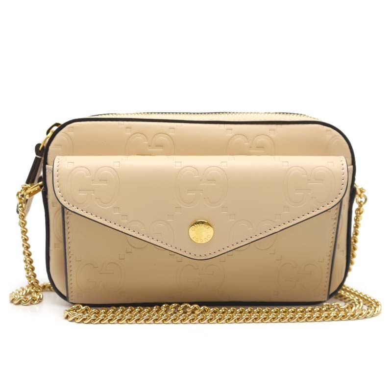 Gucci GG Mini Shoulder Bag 781554 Beige Crossbody