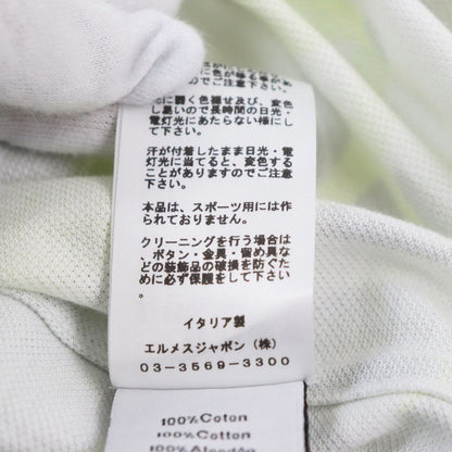 Hermes 23SS Paz Vjetar 100% Cotton Deer Fabric Total Pattern Short Sleeves Polo