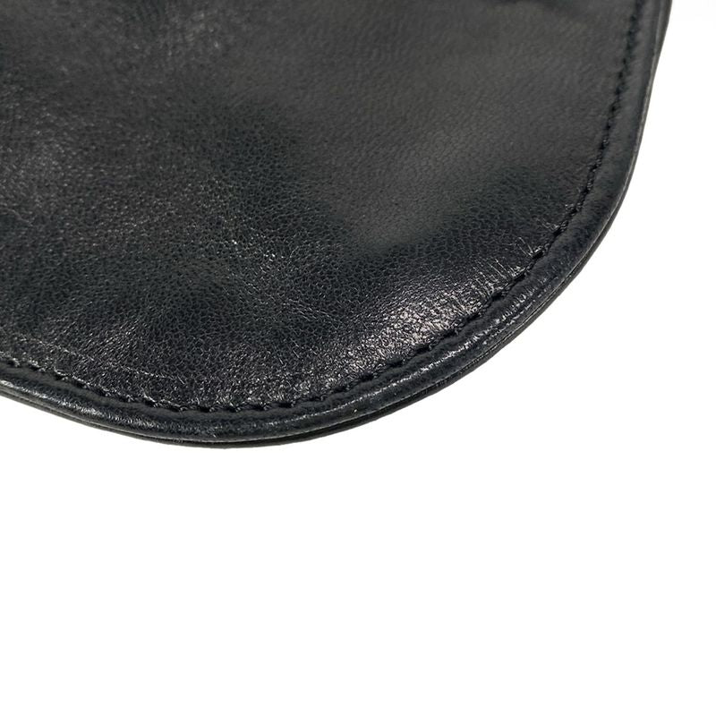 Chanel Shoulder Bag Jacket Black Silver Hardware / Coco Mark / Matelasse