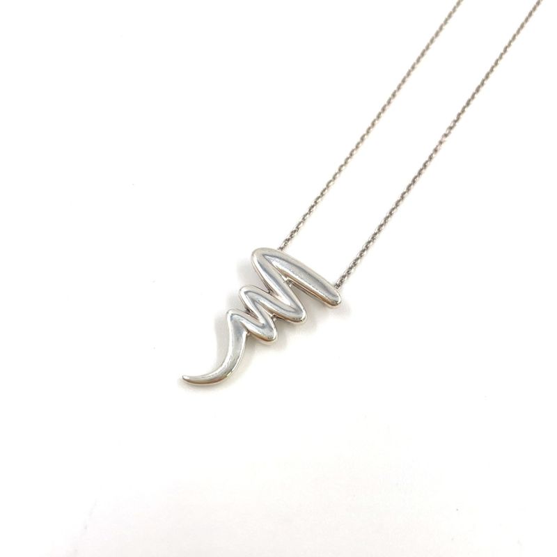 Tiffany & Co Paloma Picasso Scribble Sv925 Silver Necklace Silver