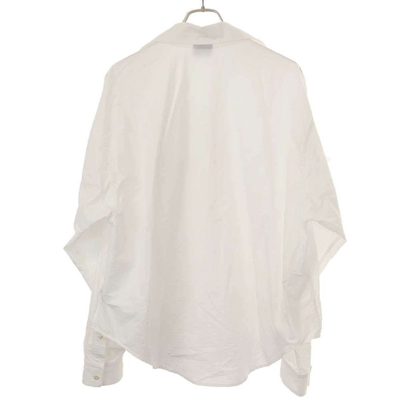 Balenciaga 24ss Logo Embroidery Pullover Shirt Blouse 790838 Tnm60 White 34