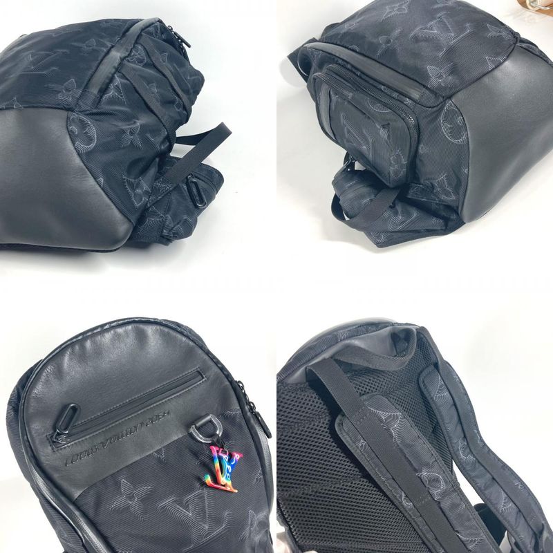 Louis Vuitton Backpack Sac Mountain Backpack M45603 Leather / Nylon Black