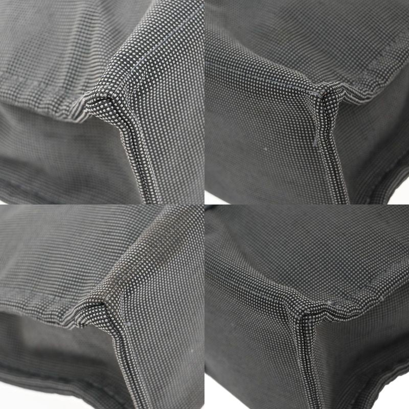 Hermes Her Line MM Hand Tote Bag Canvas Gray 38ka972