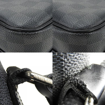 Louis Vuitton Shoulder Bag LEM N41446 Damier Graphite Grey Black Silver