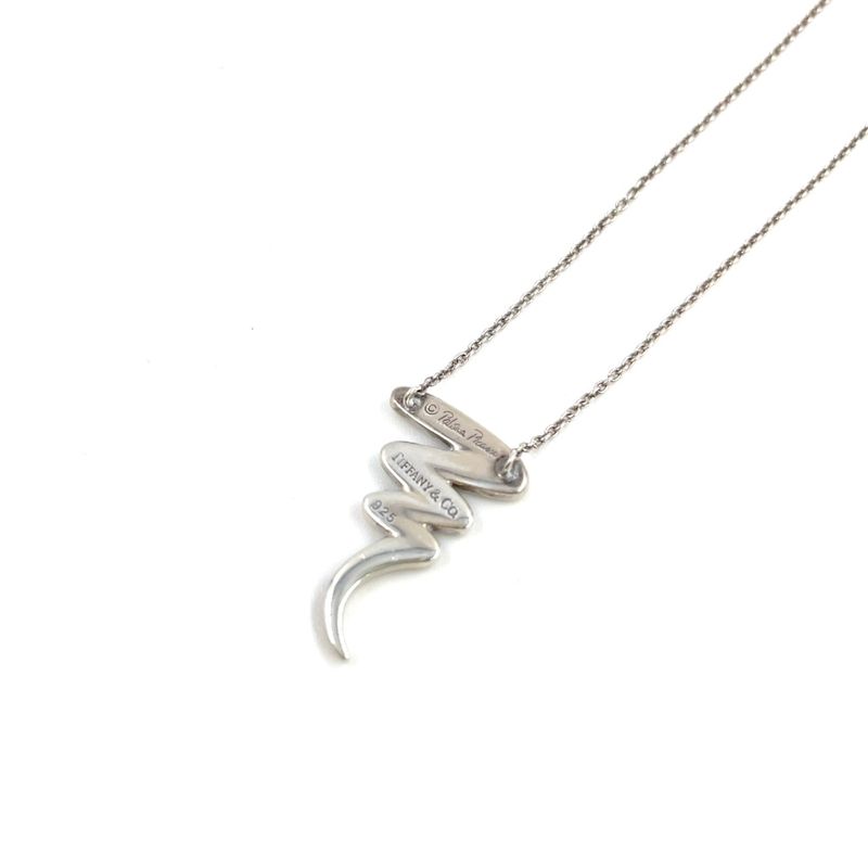 Tiffany & Co Paloma Picasso Scribble Sv925 Silver Necklace Silver