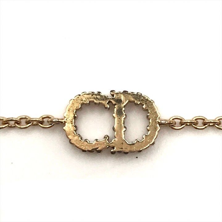 Dior Cdlogo Line Stone Bracelet