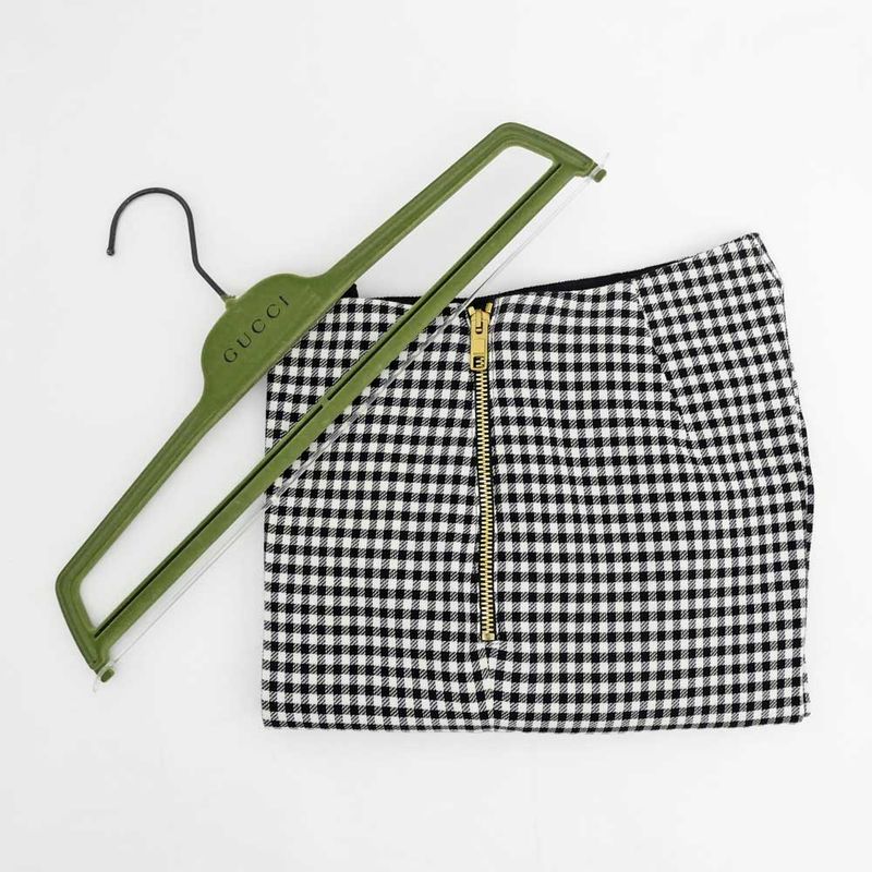 Gucci Pants Check Size 36 Black White 741239 Women's Apparel Women's