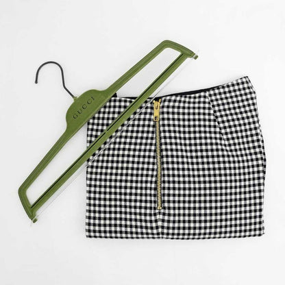 Gucci Pants Check Size 36 Black White 741239 Women's Apparel Women's