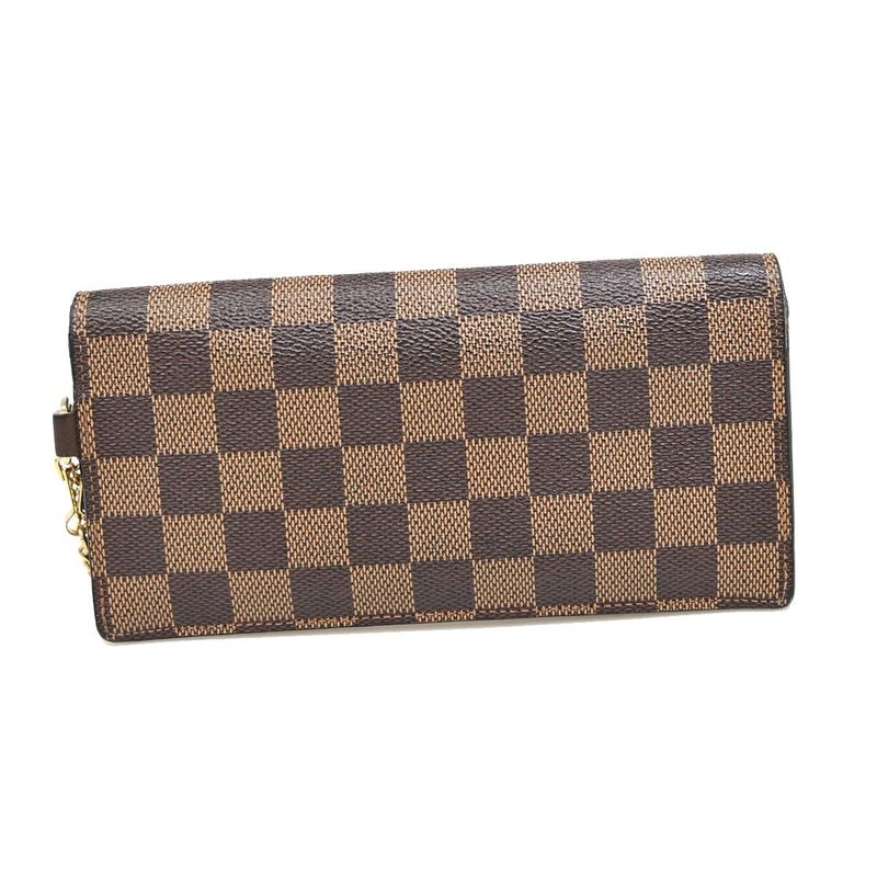 Louis Vuitton Long Wallet Damier Portefeuille Accordion Fold Wallet N60002