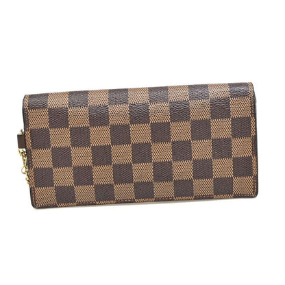 Louis Vuitton Long Wallet Damier Portefeuille Accordion Fold Wallet N60002