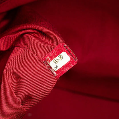 Chanel Gabrielle Coco Mark Handbag Shoulder Bag 2WAY Beige Black Lambskin Women