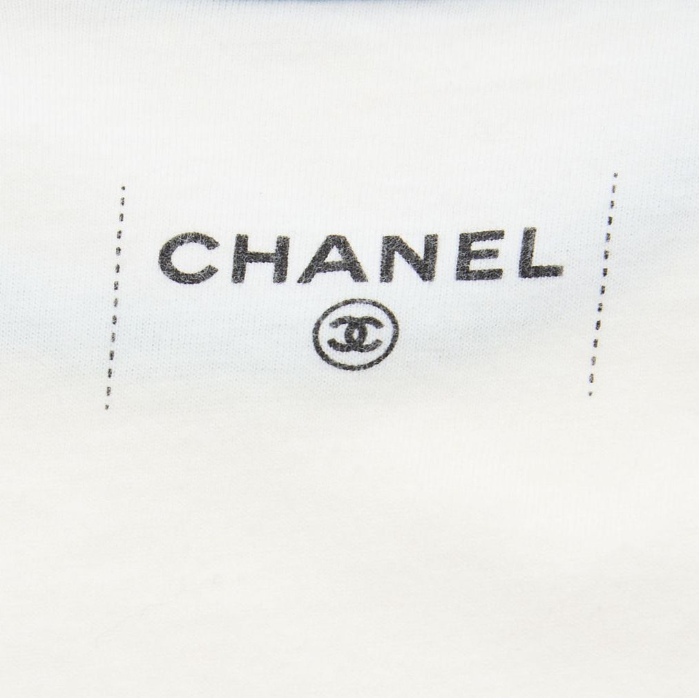 CHANEL CC 2017 Viva Coco Cuba Logo Pastel Short Sleeve T-Shirt Top S