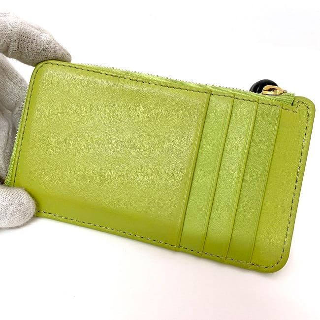 Loewe Coin Card Case F21870 Light Green Anise