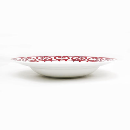 Hermes Supplate Gadal Kivil White RED Plate Pottery Tableware Accessorie