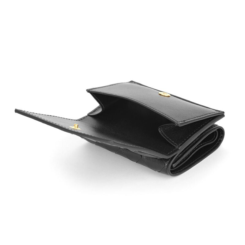 Bottega Veneta Trifold Wallet TINY Wallet Black