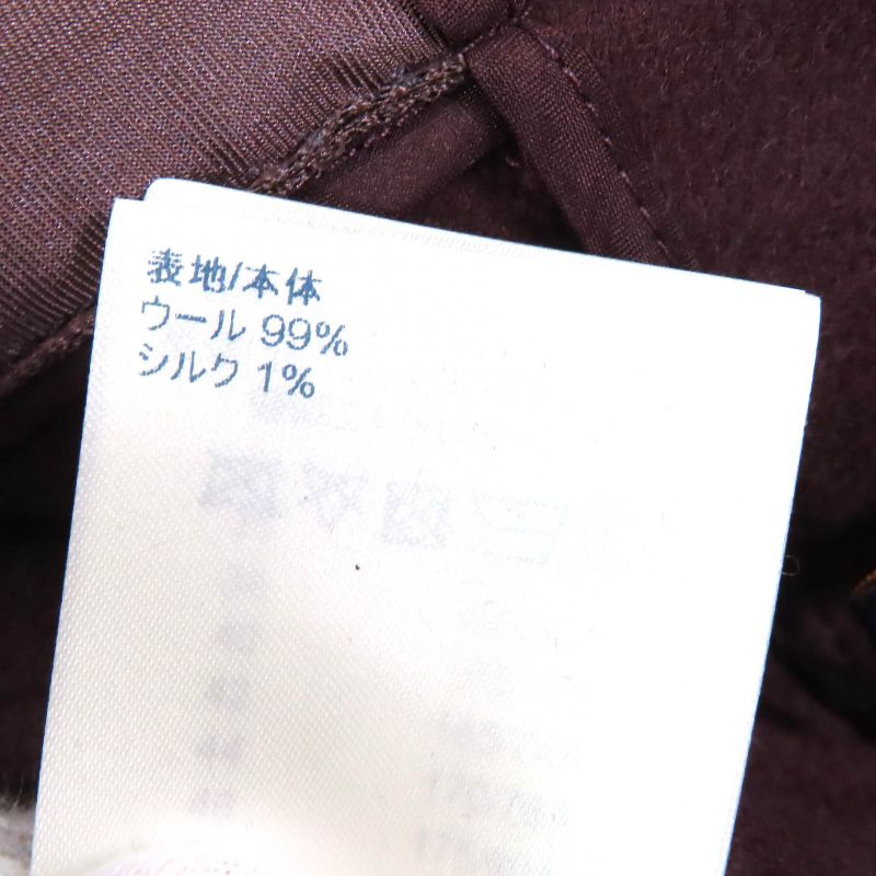 Louis Vuitton 21AW 1a90z6 Monogram Martin Girl Wool Silk Logo Button Mini Skirt