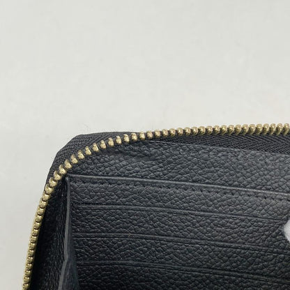 Louis Vuitton Monogram Empreinte Zippy Wallet M61864 Noir Black Ladies