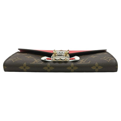 Louis Vuitton M60791 Monogram Long Wallet Portefeuille-sarah Tribal Mask Long