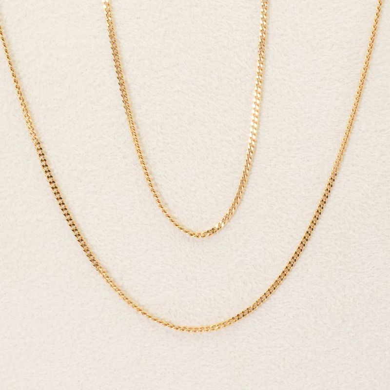 Celine Gold Color Long Separable Necklace 25-106s