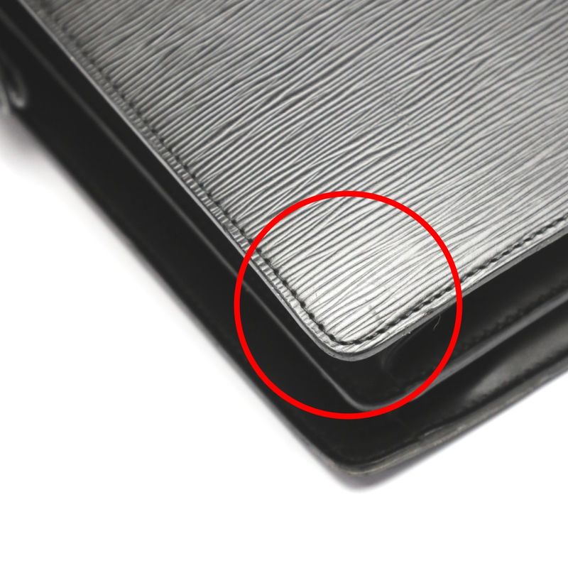 Louis Vuitton M54352 Epi Briefcase Fermoir Business Bag Louis Vuitton Black