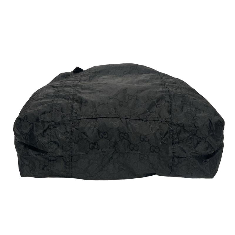 Gucci Tote Bag GG Pattern 223669 Black Eco Bag/bear