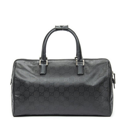 Gucci Travel Line Boston Black GG Nylon Canvas A