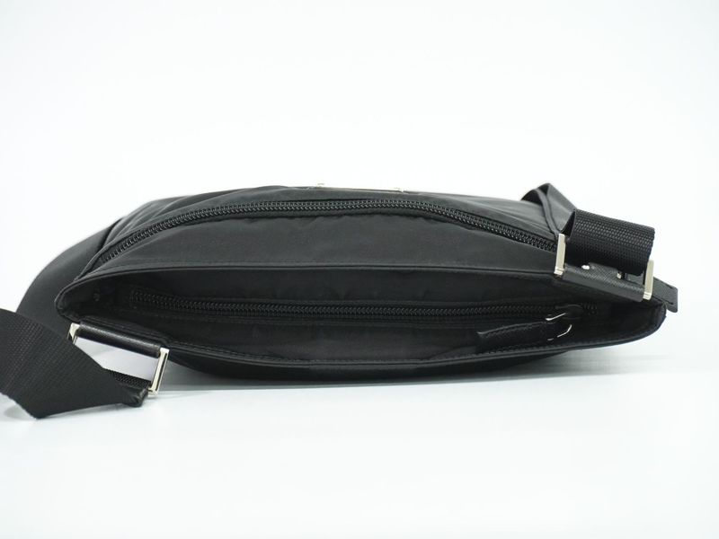 Authentic Prada Nylon Shoulder Bag Pochette Black Bag Pre-owned [follow-up