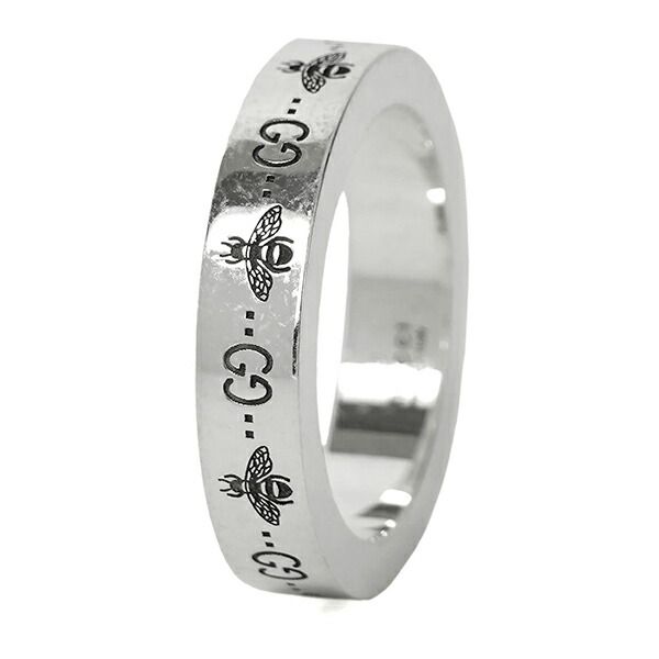 Gucci Ring GG & Bee Silver