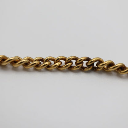 Celine Necklace Circle Logo Gold Color Approx 26.5 G Accessories With Bag H1916