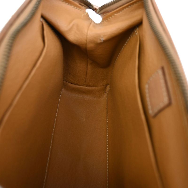 Celine Pouch Macadam PVC Leather Brown 04ka884