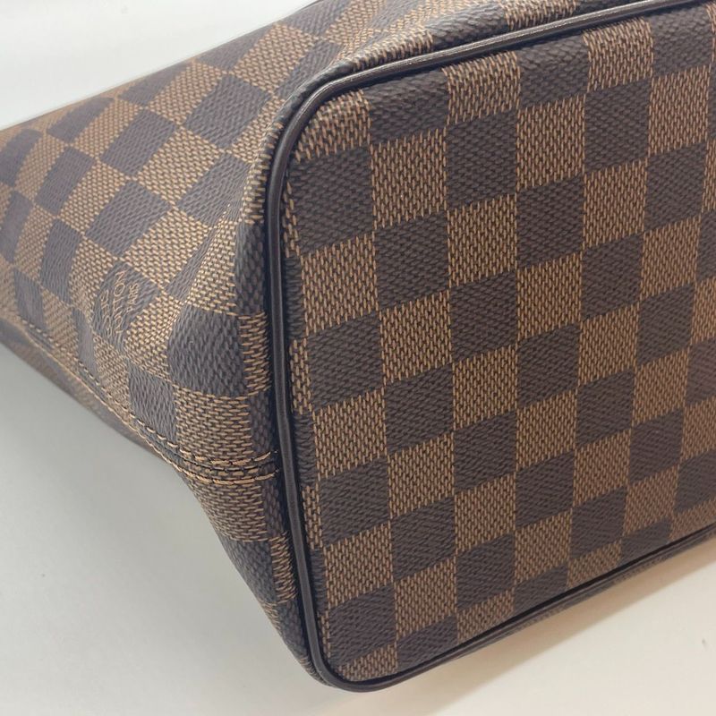 Louis Vuitton Damier Saleya PM N51183 Handbag Shoulder Bag Brown Preowned 005445