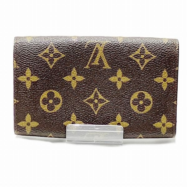Louis Vuitton Monogram Porte Monebier Tresor M61730 Bifold Wallet Unisex