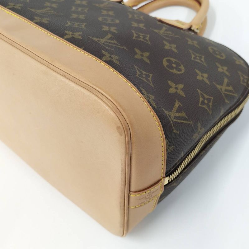 Louis Vuitton Alma Handbag Monogram Brown M51130